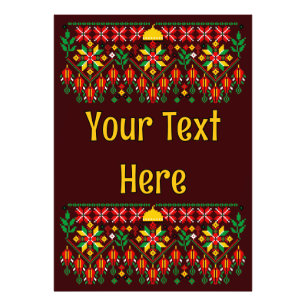 Palestine Tatreez Traditional Embrodery Photo Print