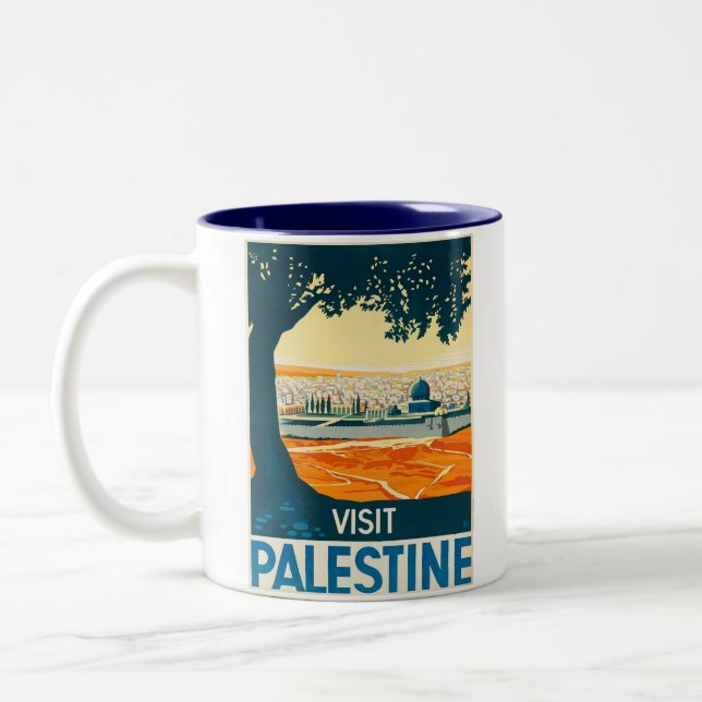 PALESTINE Two-Tone COFFEE MUG (Left)