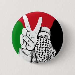 Palestine Victory Flag 6 Cm Round Badge