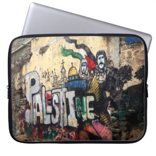 Palestine Wall Mural Laptop Sleeve