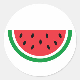 Palestine Watermelon Classic Round Sticker