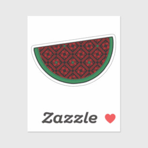 Palestine watermelon Embroidery red tatreez 