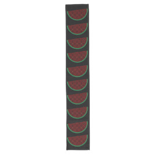Palestine watermelon Embroidery red tatreez Long Table Runner