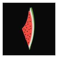 Palestine Watermelon Flag Map. Free Palestinians.
