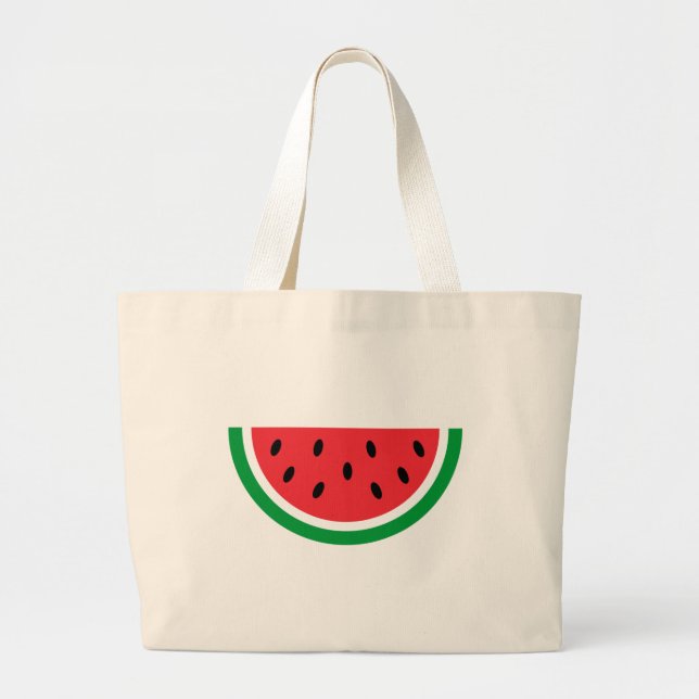 Palestine Watermelon Large Tote Bag (Front)