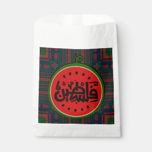 Palestine watermelon-Palestine Arabic word"فلسطين" Favour Bag
