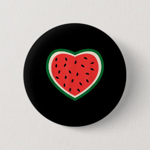 Palestine Watermelon Vintage Palestinian Colours 6 Cm Round Badge