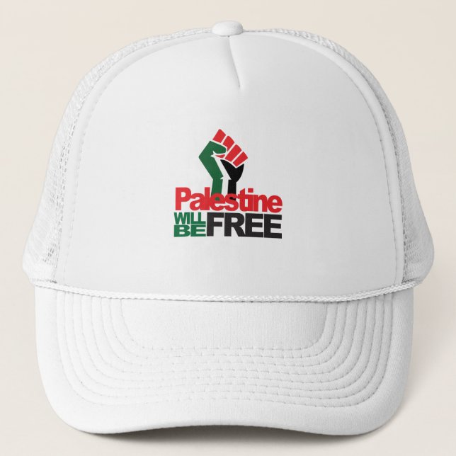 Palestine Will Be Free Trucker Hat (Front)