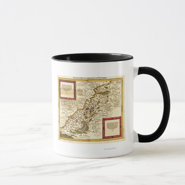 PalestinePanoramic MapPalestine 3 Mug (Right)