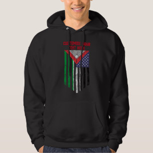 Palestinian American flag - Save Palestine  Hoodie