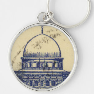 palestinian ancient stamp 1920_  palestine folklor key ring