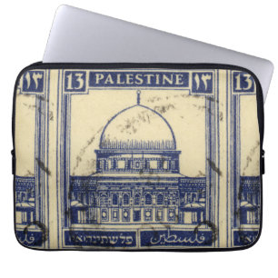 palestinian ancient stamp 1920_  palestine folklor laptop sleeve