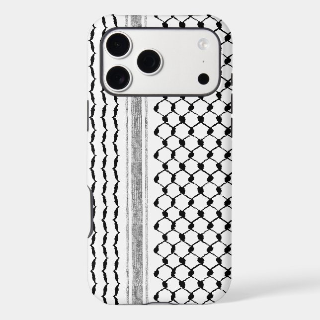 Palestinian Arabic Kufiya Pattern Customized (Back)