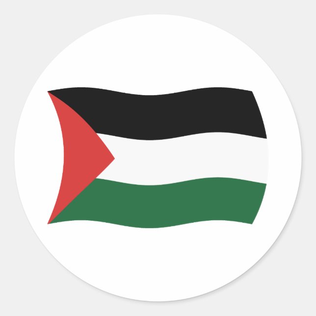 Palestinian Authority Flag Sticker (Front)