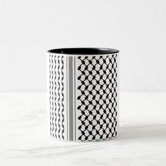 Palestinian Black Kufiya Mug