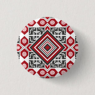 Palestinian Embroidery pattern 2  3 Cm Round Badge