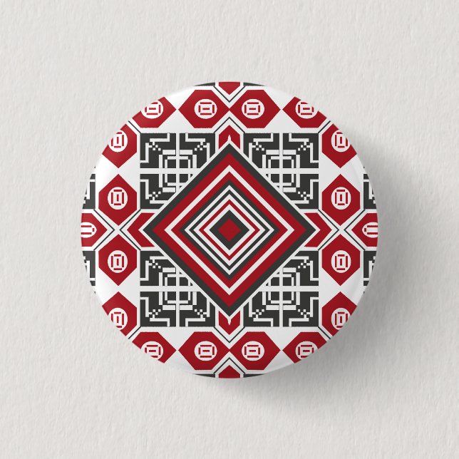 Palestinian Embroidery pattern 2  3 Cm Round Badge (Front)