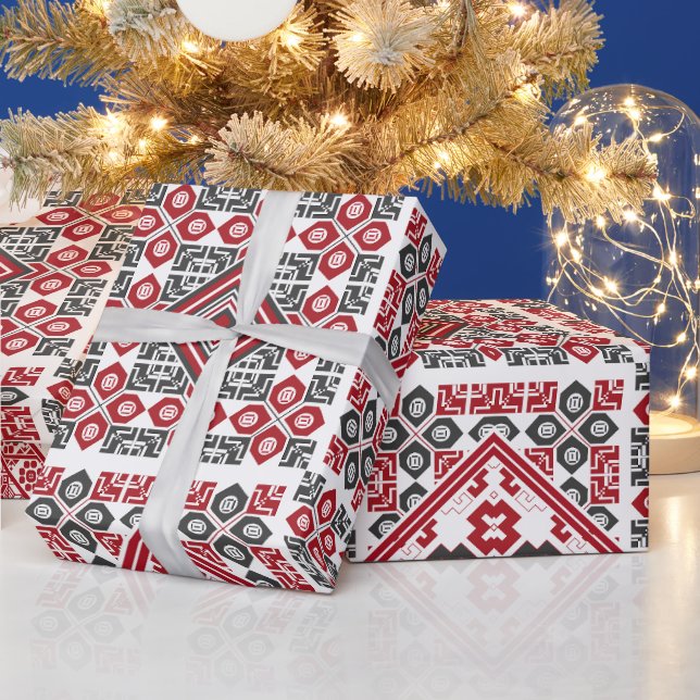 Palestinian Embroidery pattern 2  Wrapping Paper (Holidays)