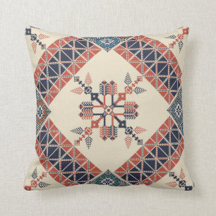Palestinian embroidery pattern cushion