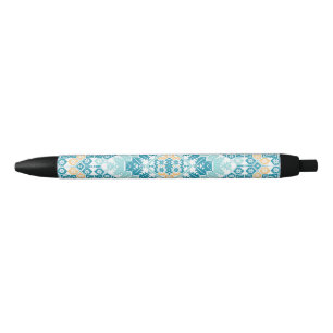 Palestinian Embroidery pattern Printed Design Black Ink Pen