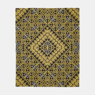 Palestinian Embroidery pattern Printed Design Fleece Blanket