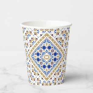Palestinian Embroidery pattern Printed Design Paper Cups