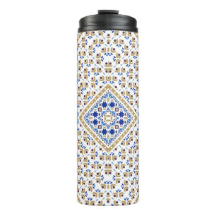 Palestinian Embroidery pattern Printed Design Thermal Tumbler