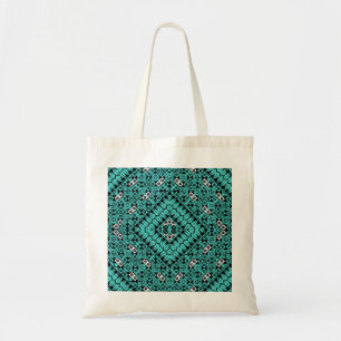 Palestinian Embroidery pattern Printed Design Tote Bag