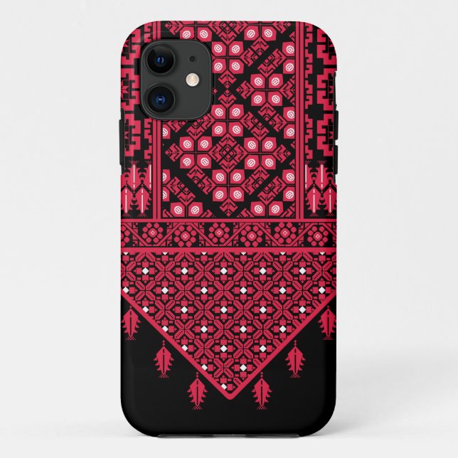 Palestinian Embroidery Tatreez printed design Case-Mate iPhone Case (Back)