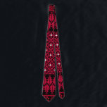 Palestinian Embroidery Tatreez printed design  Tie<br><div class="desc">Palestinian Embroidery Tatreez Cross Stitch Art Design modern printed design</div>