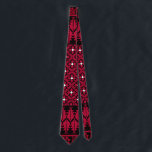 Palestinian Embroidery Tatreez printed design  Tie<br><div class="desc">Palestinian Embroidery Tatreez Cross Stitch Art Design modern printed design</div>