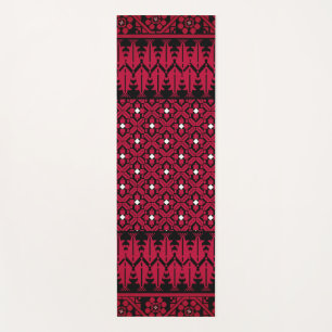 Palestinian Embroidery Tatreez printed design Yoga Mat