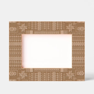 Palestinian Embroidery Tatreez red green 5 Pattern Etched Frames