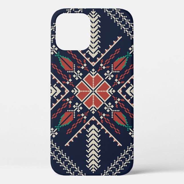 Palestinian Embroidery: Traditional Pattern Design Case-Mate iPhone Case (Back)