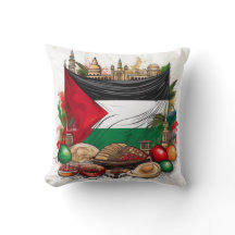 Palestinian Flag and Landmarks