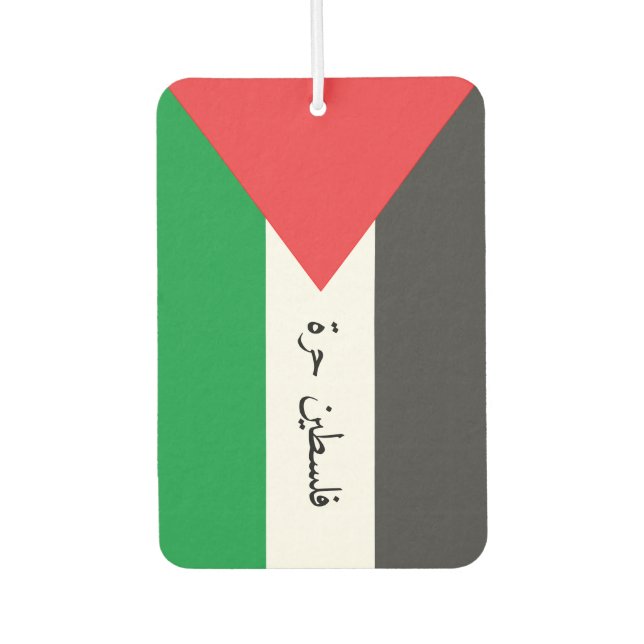 Palestinian flag Free Palestine Car Air Freshener (Front)