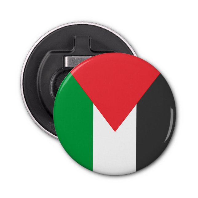 Palestinian flag Free Palestine customised Bottle Opener (Front)