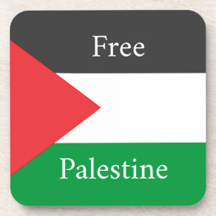 Palestinian flag Free Palestine customised Coaster