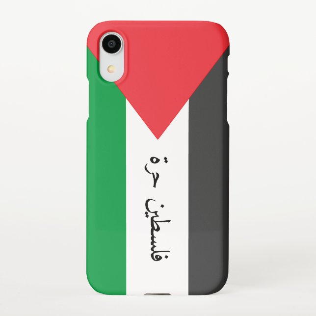 Palestinian flag Free Palestine customised iPhone Case (Back)