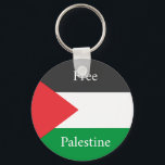 Palestinian flag Free Palestine customised Key Ring<br><div class="desc">Palestinian flag Free Palestine customised</div>