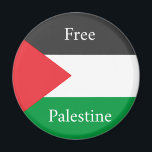 Palestinian flag Free Palestine customised Magnet<br><div class="desc">Palestinian flag Free Palestine customised</div>