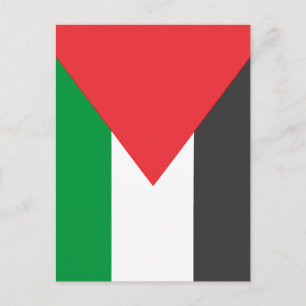Palestinian flag Free Palestine customised Postcard