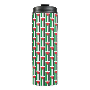 Palestinian flag Free Palestine customised Thermal Tumbler