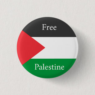Palestinian flag Free Palestine customized 3 Cm Round Badge