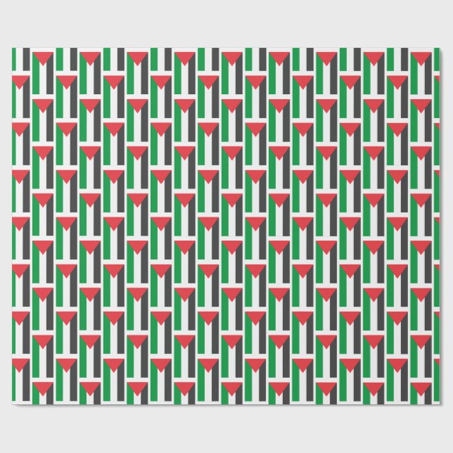 Palestinian flag Free Palestine  Wrapping Paper (Flat)