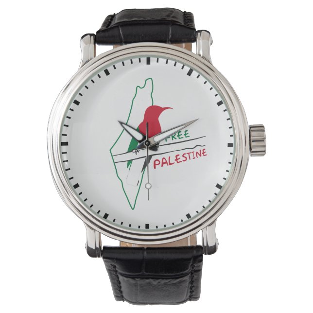 Palestinian flag map bird watch (Front)