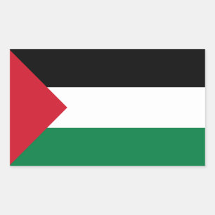 Palestinian Flag Rectangular Sticker