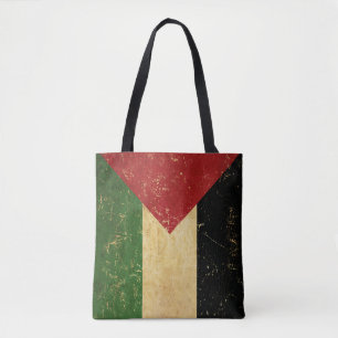 Palestinian Flag Vintage Tote Bag
