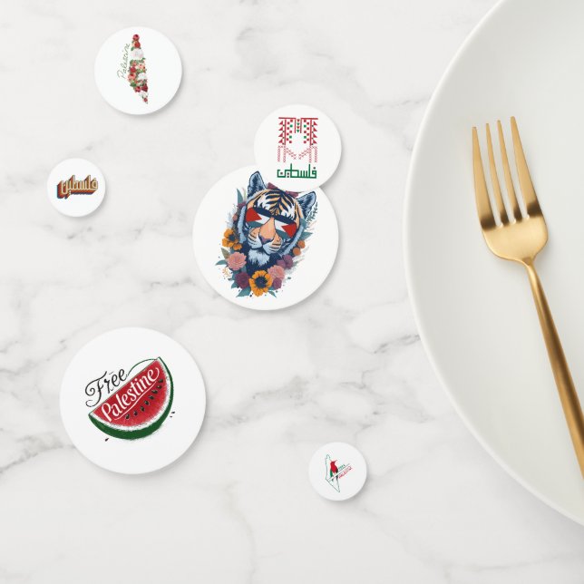 Palestinian Free Palestine design  Confetti (Group)
