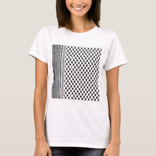 Palestinian Hatta Keffiyeh Kufiya Folk (2 Pattern) T-Shirt